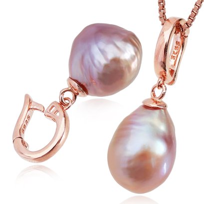 จี้งับเกลี้ยง Mini ห้อยไข่มุก Ripple Pearl