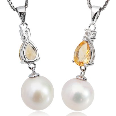 จี้ไข่มุก "พลอยแท้ 2 Style" ห้อยไข่มุก Freshwater Pearl