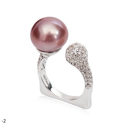 Approx. 13.0 mm, Edison Pearl, "Monster" Pearl Ring