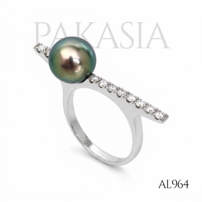 (PSL) 9.2 mm, Aurora Peacock Premium, Pearl Ring