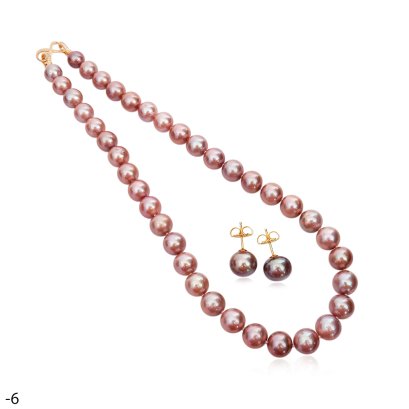N: Approx. 8.0-9.0 mm, E: Approx. 11.0-13.0 mm, Edison Pearl, Pearl Set