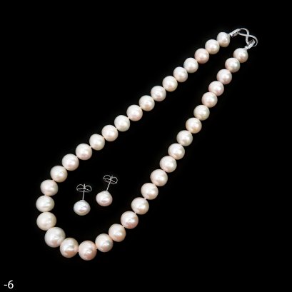 N: Approx. 11.0  -  13.00 - 14.00 mm, E: Approx. 10.5 - 11.0 mm,  Edison Pearl, Pearl Set