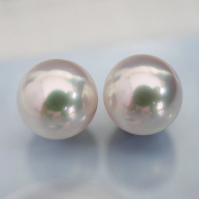 (PSL) Approx. 8.0 mm, Aurora Tennyo, Pair Loose Pearl