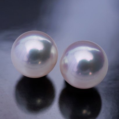 (PSL) Approx. 8.2 mm, Aurora Tennyo, Pair Loose Pearl