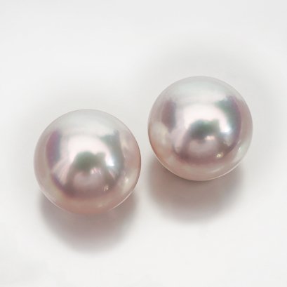 (PSL) Approx. 9.5 mm, Aurora Hanadama, Pair Loose Pearl