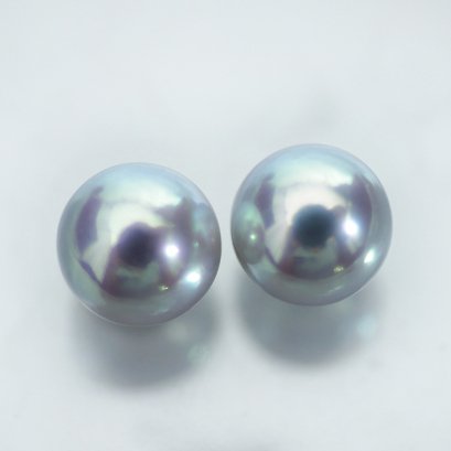 (PSL) Approx. 7.0 mm, Aurora Madama, Pair Loose Pearl