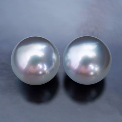 (PSL) Approx. 9.0 mm, Aurora Madama, Pair Loose Pearl