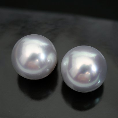 (PSL) Approx. 13.0 mm, Aurora Phoenix, Pair Pearl