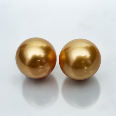 (PSL) Approx. 12.7 mm, Aurora Chakin, Pair Pearl