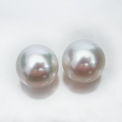 (PSL) Approx. 12.1 mm, Aurora Phoenix, Pair Pearl