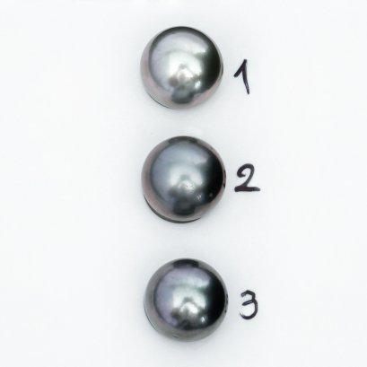 Approx. 13.0 mm, Pewter Gray Lot, Tahitian Pearl, Loose Pearl