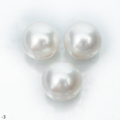 (PSL) Approx. 13.0 mm and 13.3 mm, Aurora Phoenix, Trio Loose Pearls