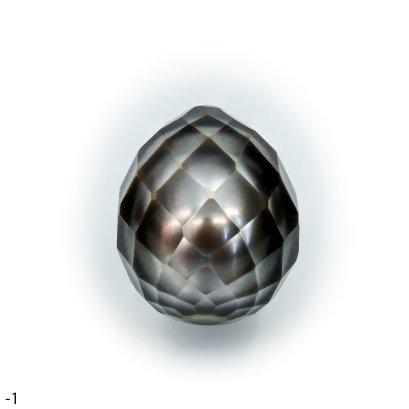 Approx. 9.0 mm, Hanashinju Pearl, Tahitian Pearl, Single Loose Pearl