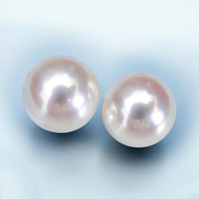 (PSL) Approx. 7.5 mm, Aurora Hanadama, Pair Pearl