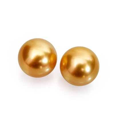 (PSL) Approx. 10.5 mm, Aurora Chakin, Pair Pearl