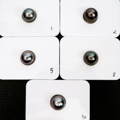 Approx. 10.0 - 11.0 mm, Tahitian Pearl, Single Loose Pearl