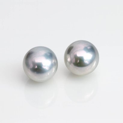 (PSL) Approx. 8.6 mm, Aurora Blue Rose, Pair Pearl