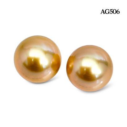 (PSL) (Amami Oshima) Approx. 10.2 mm, Aurora Moon Rainbow, Pair Pearl