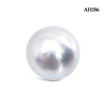 (GIA) 14.95x14.68 mm, White South Sea Pearl, Single Loose Pearl
