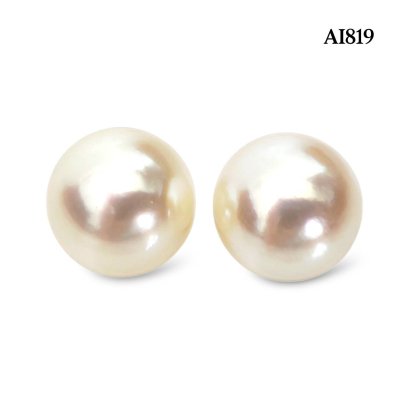 (PSL) Approx. 6.4 mm, Aurora Rose, Pair Pearl