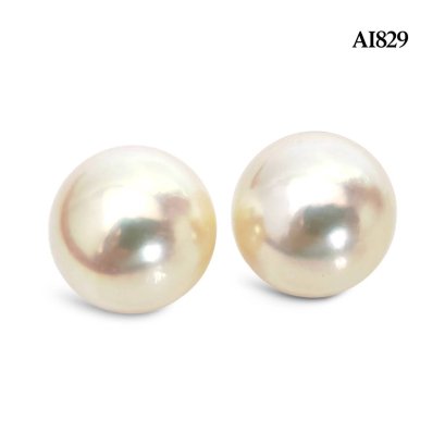 (PSL) Approx. 6.8 mm, Aurora Rose, Pair Pearl