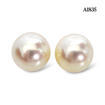 (PSL) Approx. 7.8 mm, Aurora Rose, Pair Pearl