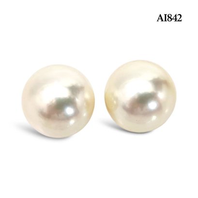 (PSL) Approx. 8.3 mm, Aurora Rose, Pair Pearl