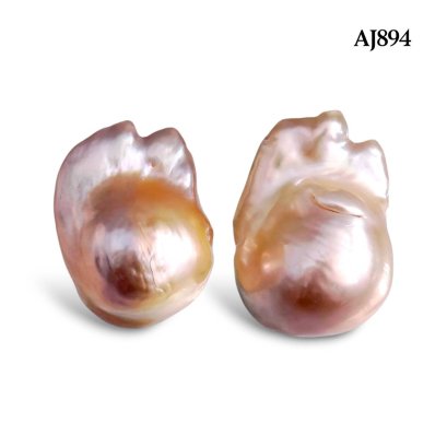 Approx. 12.0 - 14.0 mm, Freshwater Pearl, Pair Pearl
