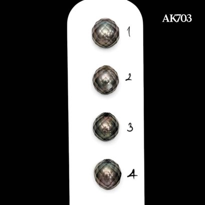 Approx. 10.0 mm, Hanashinju, Tahitian Pearl, Single Loose Pearl