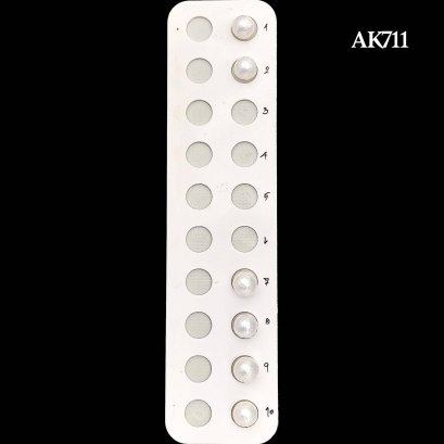 Approx. 10.0 -11.0 mm, Hanashinju, White South Sea Pearl, Single Loose Pearl