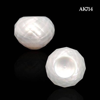 Approx. 12.9 mm, Hanashinju, White South Sea Pearl, Single Loose Pearl