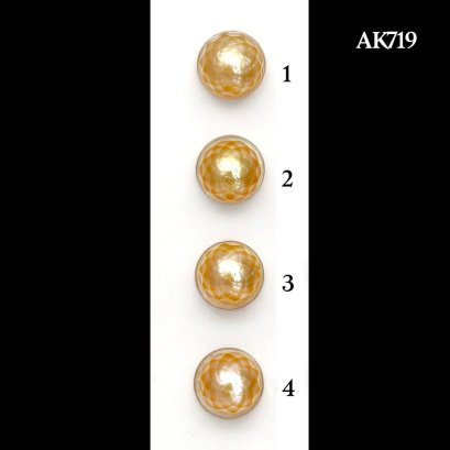 Approx. 10.0 - 11.0 mm, Hanashinju, Gold South Sea Pearl, Single Loose Pearl