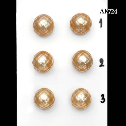 Approx. 10.0-11.0 mm, Hanashinju, Gold South Sea Pearl, Pair Pearl