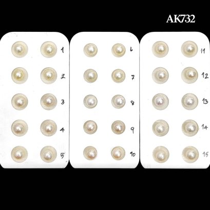 Approx. 7.0 mm up, Hanashinju x Moonlight, Akoya Pearl, Pair Pearl