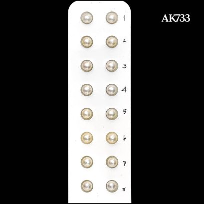Approx. 7.0 mm up, Hanashinju x Moonlight, Akoya Pearl, Pair Pearl