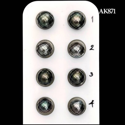 Approx. 10.0 mm up, Hanashinju, Tahitian Pearl, Pair Pearl