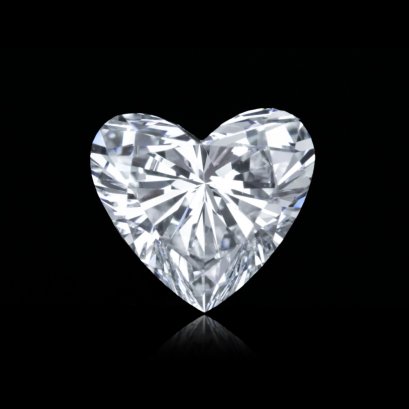 (IGI) 1.00 ct., Laboratory Grown Diamond (Heart Brilliant, HPHT, 1.00 ct, D, VS 1), Loose Diamond