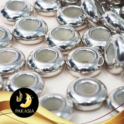 Stopper 7mm. [PANDORA] [เงินชุบทองคำขาว] / Z001