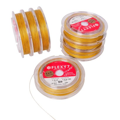 ลวดสลิงสำหรับร้อยสร้อยไข่มุก ยี่ห้อ FLEXY7 (Made in Japan)