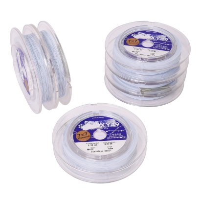 ลวดสลิงสำหรับร้อยสร้อยไข่มุก ยี่ห้อ FLEXY49 (Made in Japan)