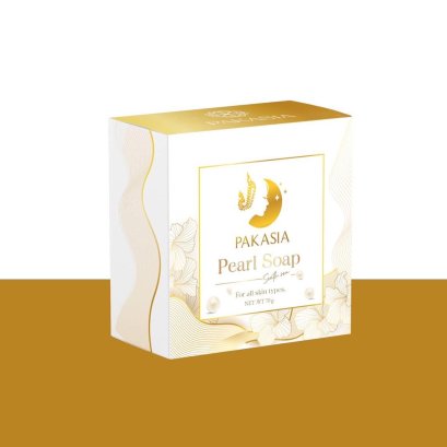 สบู่ผสมผงไข่มุก ยี่ห้อ PAKASIA ขนาด 70 g.