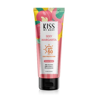 Kiss My Body คิส มาย บอดี้ ซัน โพรเทคชั่น เพอร์ฟูม เซรั่ม SPF50PA++++ เซ็กซี่ มาร์การิต้า