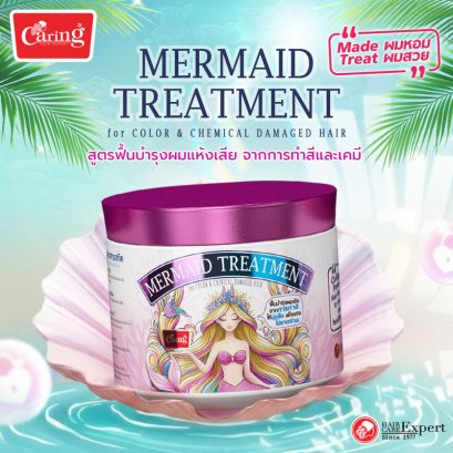 Caring Mermaid Treatment Color & Chemical Damaged Hair Pink 300ml