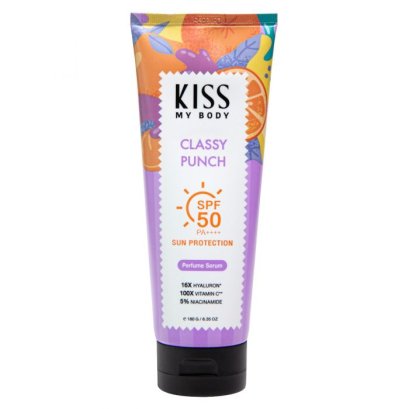 Kiss My Body คิส มาย บอดี้ ซัน โพรเทคชั่น เพอร์ฟูม เซรั่ม SPF 50 PA++++ คลาสซี่ พันช์