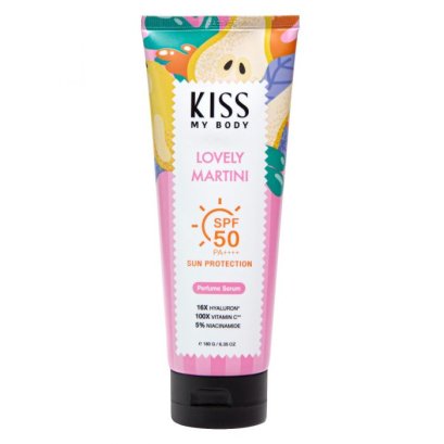 Kiss My Body คิส มาย บอดี้ ซัน โพรเทคชั่น เพอร์ฟูม เซรั่ม SPF 50 PA++++ เลิฟลี่ มาร์ทินี่