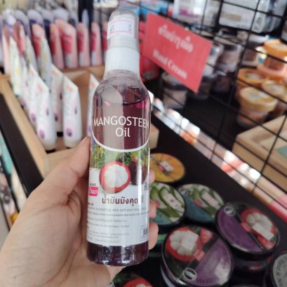 น้ำมันทาตัว กลิ่นมังคุด บ้านนา ขนาด120มล.