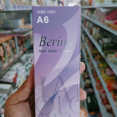 Berina Hair Color Cream A6 Violet