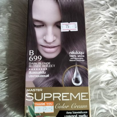 สีย้อมผม ดีแคช ซูพรีม B699 (สีบลอนด์เข้มประกายบลอนด์)
