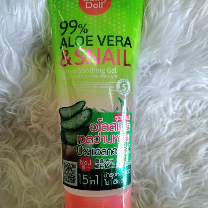 Cathy Doll อโลเวร่า แอนด์ สแนลเซรั่ม ชูสติ้งเจล