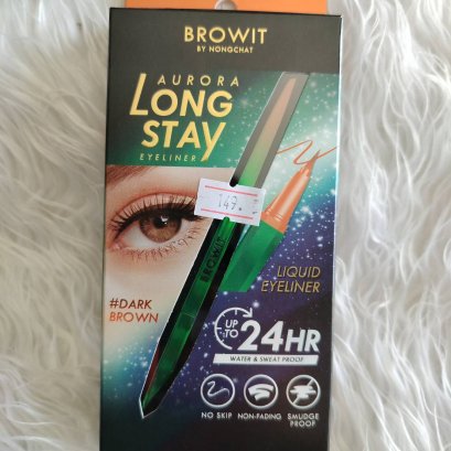 BROWIT By Nongchat Aurora Long Stay Eyeliner-Dark Brown